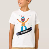 Snowboarding Puterbug T-shirt (Voorkant)