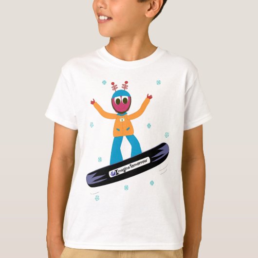 Snowboarding Puterbug T-shirt (Voorkant)