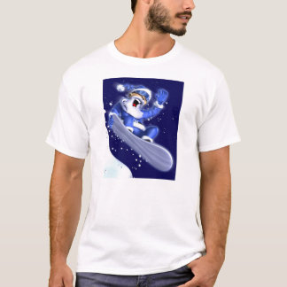 Snowboarding Santa T-shirt