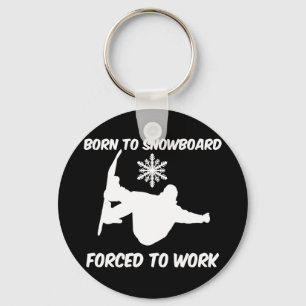 Snowboarding Sleutelhanger
