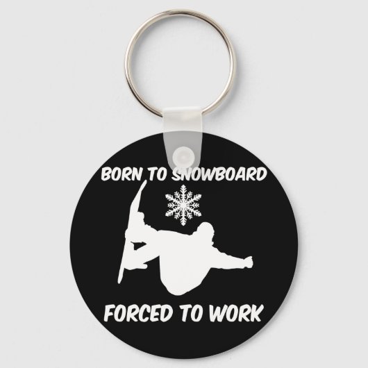 Snowboarding Sleutelhanger (Voorkant)