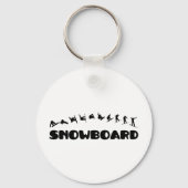 Snowboarding Sleutelhanger (Voorkant)