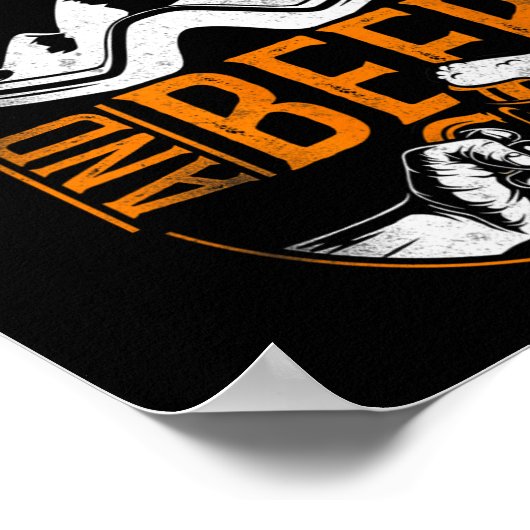 Snowboarding Snowboard Beer Poster (Hoek)