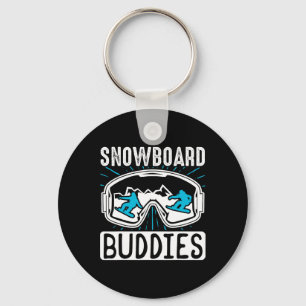 Snowboarding Snowboard Buddies Sleutelhanger