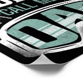 Snowboarding Snowboard  Dad Poster (Hoek)