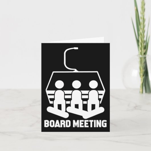 Snowboarding Snowboard Funny Snowboarder Kaart (Voorkant)