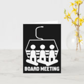 Snowboarding Snowboard Funny Snowboarder Kaart (Gele Bloem)