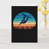  Snowboarding Snowboard Gift Kaart (Gele Bloem)