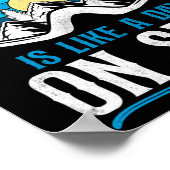 Snowboarding Snowboard  Retro Ski Skiing Go Poster (Hoek)