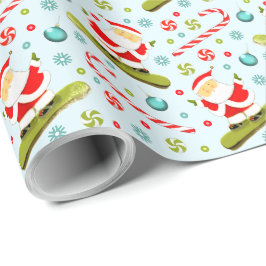 Snowboarding Snowboarder Christmas Holiday Gift Cadeaupapier