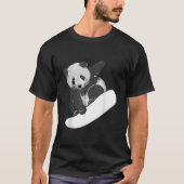 Snowboarding Snowboarding Panda T-shirt (Voorkant)