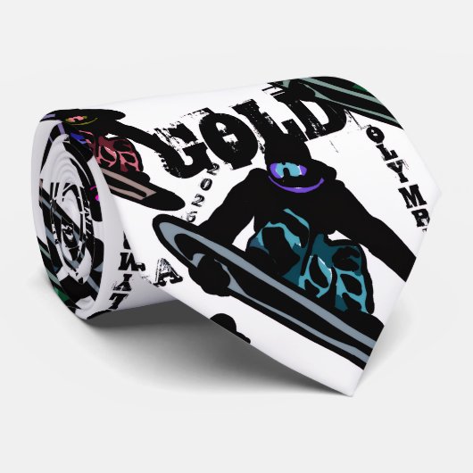 SNOWBOARDING  STROPDAS (Opgerold)