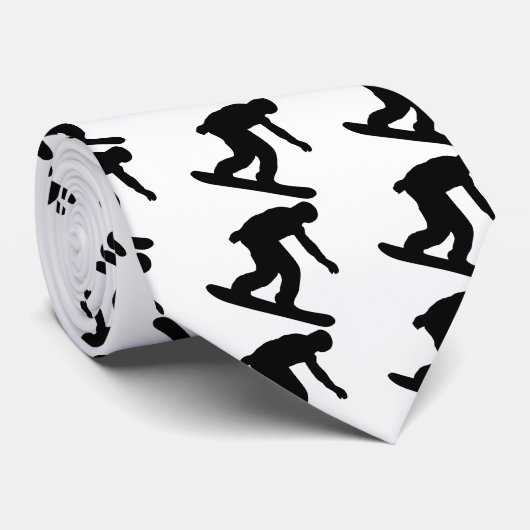 Snowboarding Stropdas (Opgerold)