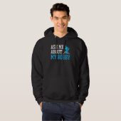 Snowboarding suits men ask me about my hobby snowb hoodie (Voorkant volledig)