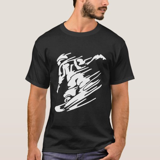 Snowboarding T-shirt (Voorkant)