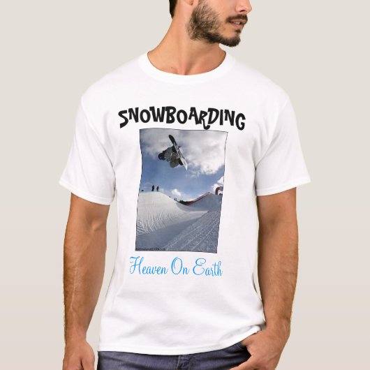 Snowboarding T-shirt (Voorkant)