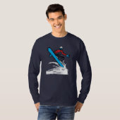 Snowboarding T-shirt (Voorkant volledig)