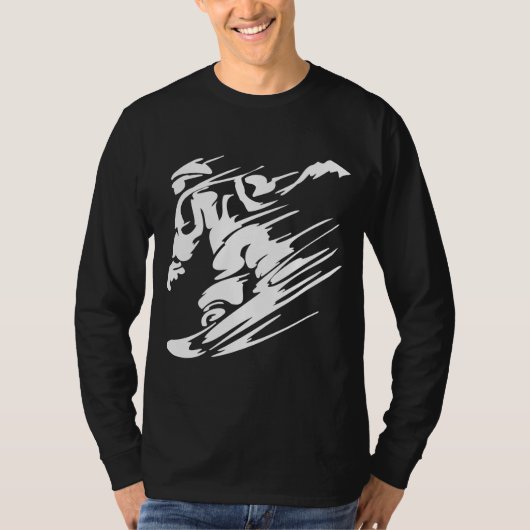 SNOWBOARDING T-SHIRT (Voorkant)