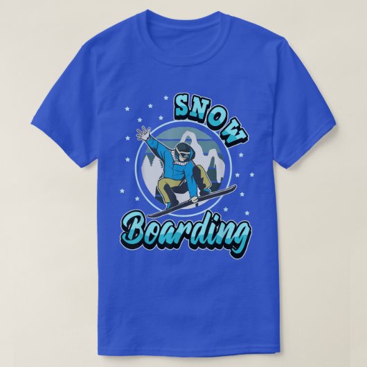 Snowboarding T-shirt (Design voorkant)