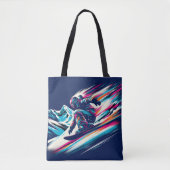 Snowboarding Tote Bag (Voorkant)