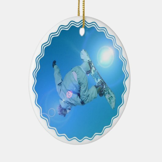 Snowboarding Tricks Afbeelding Ornament (Rechts)