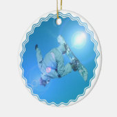 Snowboarding Tricks Afbeelding Ornament (Links)