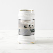 Snowboarding Tricks Beer Stein Bierpul (Center)