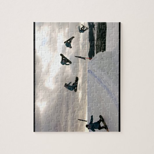 Snowboarding Tricks Puzzle Legpuzzel (Verticaal)