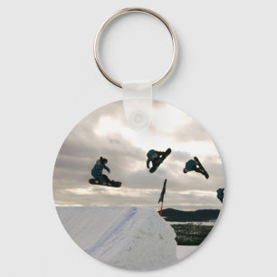 Snowboarding Tricks Sleutelhanger
