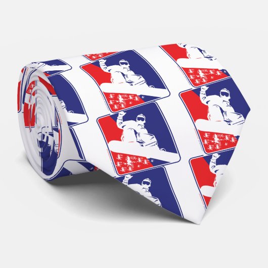 Snowboarding/USA Stropdas (Opgerold)