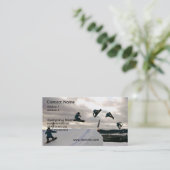 Snowboarding Visitekaartje (Staand voorkant)