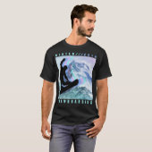 Snowboarding Winter 2018 Premium T-shirt (Voorkant volledig)