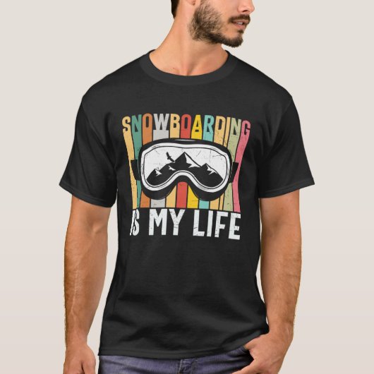 Snowboarding Winter Snowboard Snowboarder 1 T-shirt (Voorkant)