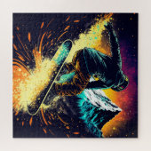 Snowboarding Winter Sports Mountains Legpuzzel (Horizontaal)