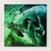 Snowboarding Winter Sports Mountains Legpuzzel (Horizontaal)