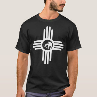Snowboarding Zia Sun Symbol New Mexico Pride Silho T-shirt