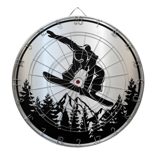 snowboardkarton dartbord (Voorkant)