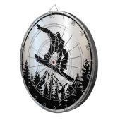snowboardkarton dartbord (Voorkant Rechts)