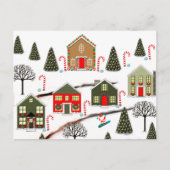 SnowboardkerstKerstmis Feestdagenkaart (Voorkant)