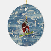 Snowboardornament Keramisch Ornament (Links)
