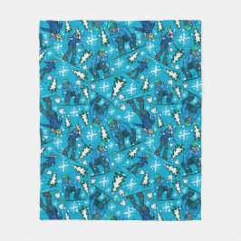 snowboardplezier fleece deken