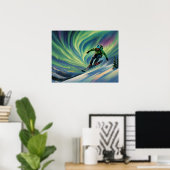SnowboardPoster Poster (Thuiskantoor)