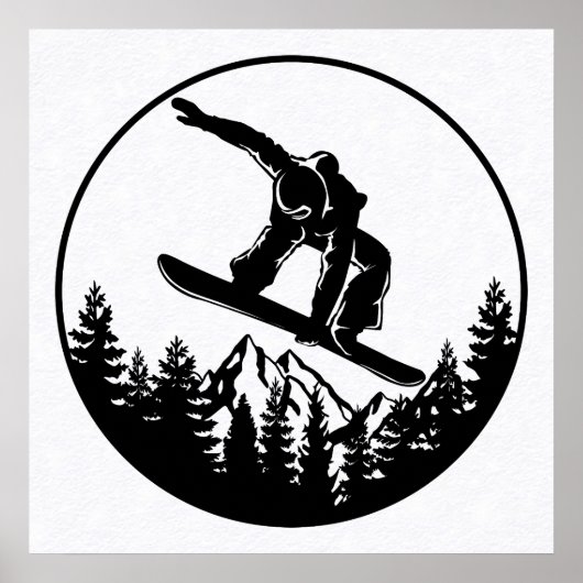 SnowboardPoster Poster (Voorkant)