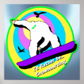 SnowboardPoster Poster (Voorkant)