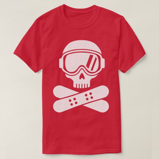 Snowboardschedel T-shirt (Design voorkant)