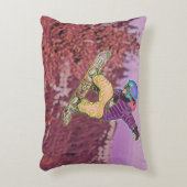 Snowboardschilderij Accent Kussen (Voorkant(Verticaal))