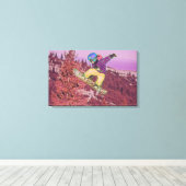 Snowboardschilderij Canvas Afdruk (Insitu (Houten vloer))