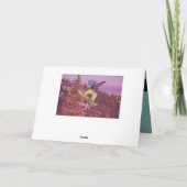 Snowboardschilderij Kaart (Achterkant)