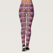Snowboardschilderij Leggings (Achterkant)