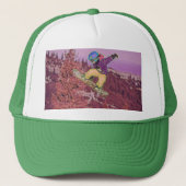Snowboardschilderij Trucker Pet (Voorkant)